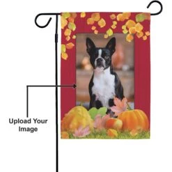 Frisco Personalized Double Sided Printed Fall Garden Flag -Frisco Shop 315424 PT4. AC SS1800 V1663871698