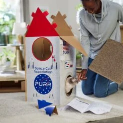 Frisco Spaceship Cardboard Cat House, 2-Story 9 Frisco Spaceship Cardboard Cat House, 2-Story -Frisco Shop 317721 PT3. AC SS1800 V1688677248