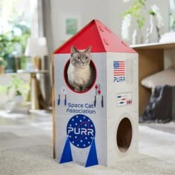Frisco Spaceship Cardboard Cat House, 2-Story 10 Frisco Spaceship Cardboard Cat House, 2-Story -Frisco Shop 317721 PT4. AC SS1800 V1688677264