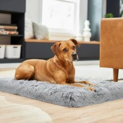 Frisco Eyelash Orthopedic Dog Crate Mat & Frisco Fold & Carry Single Door Collapsible Wire Dog Crate -Frisco Shop 319010 PT4. AC SS1800 V1631628403