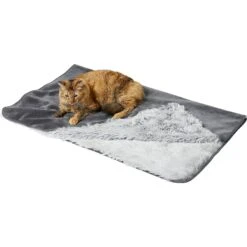 Frisco Sofa Pet Bed With Removable Cover & Frisco Eyelash Cat & Dog Blanket -Frisco Shop 319504 PT5. AC SS1800 V1630619791