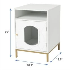 Frisco Elevated Side Table Litter Box Cover -Frisco Shop 322627 PT2. AC SS1800 V1661376260