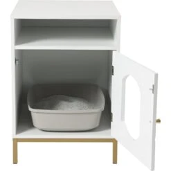 Frisco Elevated Side Table Litter Box Cover -Frisco Shop 322627 PT3. AC SS1800 V1653421283