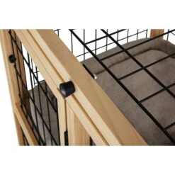 Frisco Collapsible Wood & Wire Cat Cage Playpen, 2 Level -Frisco Shop 323214 PT5. AC SS1800 V1645480002