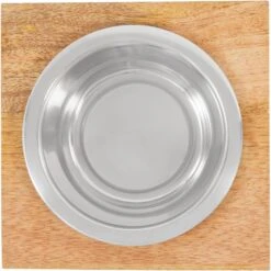 Frisco Premium Wood Elevated Single Dog & Cat Bowl -Frisco Shop 331493 PT4. AC SS1800 V1657656892