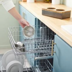 Frisco Premium Stainless Steel Double Diner Dog & Cat Bowl, Black -Frisco Shop 331532 PT6. AC SS1800 V1657656874