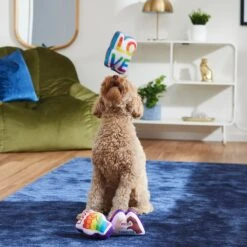 Frisco Pride Symbols Plush Squeaky Dog Toy, 3 Count -Frisco Shop 331630 PT3. AC SS1800 V1647355798