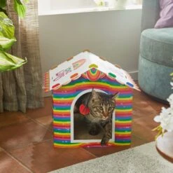 Frisco Pride Love Wins Cardboard Cat House -Frisco Shop 331675 PT3. AC SS1800 V1647356081