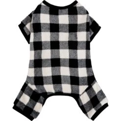 Frisco Plaid Dog & Cat Fleece Pajamas -Frisco Shop 353755 PT4. AC SS1800 V1659725808