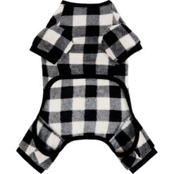Frisco Plaid Dog & Cat Fleece Pajamas -Frisco Shop 353755 PT5. AC SS1800 V1659725628