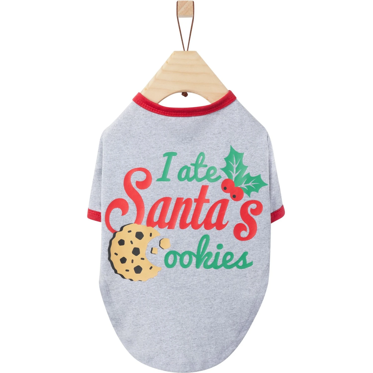 Frisco I Ate Santa's Cookies Dog & Cat T-Shirt 4 Frisco I Ate Santa's Cookies Dog & Cat T-Shirt - Image 4
