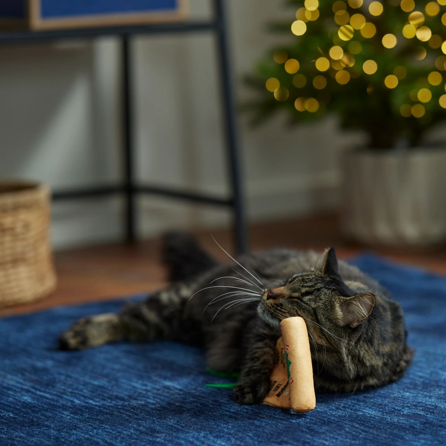 Frisco Holiday Santa's List Plush & Feather Cat Toy With Catnip 3 Frisco Holiday Santa's List Plush & Feather Cat Toy With Catnip - Image 3