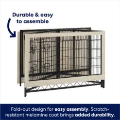 Frisco Easy Set-Up Wood Furniture Style Dog Crates 12 Frisco Easy Set-Up Wood Furniture Style Dog Crates -Frisco Shop 363840 PT3. AC SS1800 V1685459481