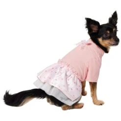 Frisco Tulle Hearts Dog & Cat Dress -Frisco Shop 371070 PT2. AC SS1800 V1701797007