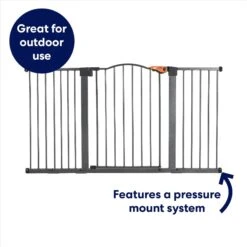 Frisco Outdoor Steel Arch Extra Wide Auto-Close Dog Gate -Frisco Shop 507118 PT2. AC SS1800 V1669212033