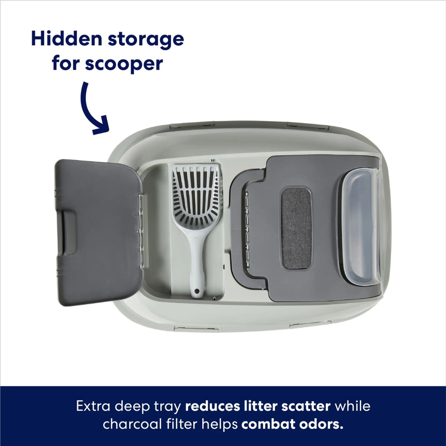 Frisco Mega Deluxe Litter Box 3 Frisco Mega Deluxe Litter Box - Image 3