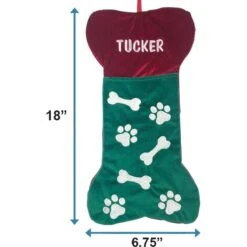 Frisco Personalized Bone Shaped Holiday Dog Stocking 8 Frisco Personalized Bone Shaped Holiday Dog Stocking -Frisco Shop 582558 PT3. AC SS1800 V1663019425