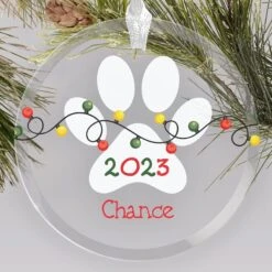 Frisco "Holiday Lights" Round Shaped Personalized Ornament -Frisco Shop 582638 PT5. AC SS1800 V1697131877
