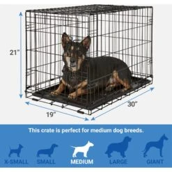 Frisco Fold & Carry Single Door Collapsible Wire Dog Crate + 4 Items 11 Frisco Fold & Carry Single Door Collapsible Wire Dog Crate + 4 Items -Frisco Shop 623718 PT2. AC SS1800 V1662739258