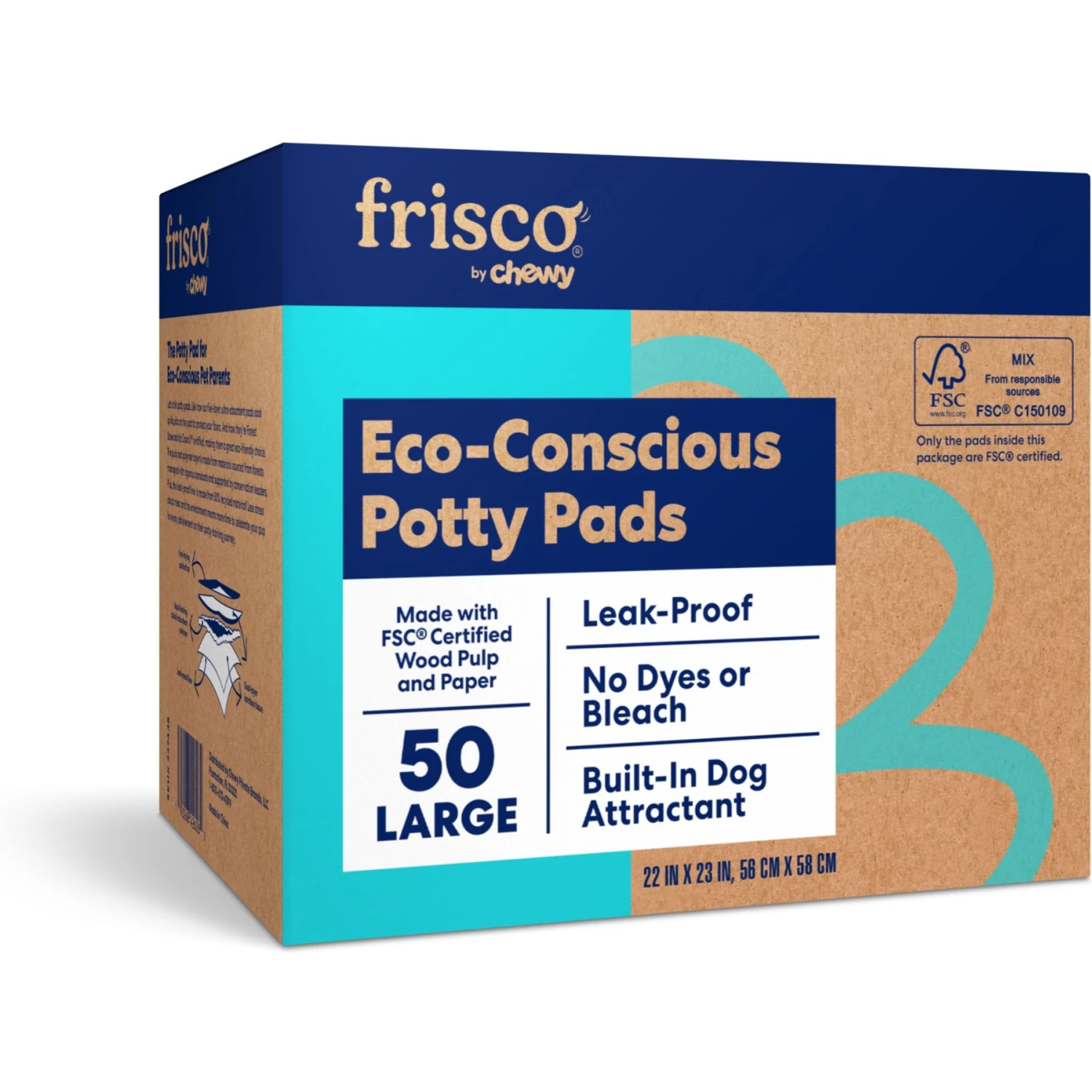 Frisco Large Eco-Conscious Dog Training & Potty Pads & American Journey Peanut Butter Recipe Grain-Free Oven Baked Crunchy Biscuit Dog Treats 2 Frisco Large Eco-Conscious Dog Training & Potty Pads & American Journey Peanut Butter Recipe Grain-Free Oven Baked Crunchy Biscuit Dog Treats - Image 2