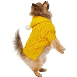 Frisco Sherpa Lined Chunky Cable Knit Dog & Cat Hooded Sweater 10 Frisco Sherpa Lined Chunky Cable Knit Dog & Cat Hooded Sweater -Frisco Shop 718374 PT2. AC SS1800 V1703184631