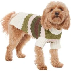 Frisco Bubble Knit Multi Striped Mock Neck Dog & Cat Sweater 10 Frisco Bubble Knit Multi Striped Mock Neck Dog & Cat Sweater -Frisco Shop 718854 PT2. AC SS1800 V1703184630