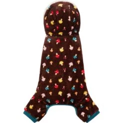 Frisco Cozy Plush Fleece Dog & Cat PJs, Mushrooms -Frisco Shop 718950 PT4. AC SS1800 V1692977094