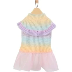Frisco Rainbow Dog & Cat Sweater Dress -Frisco Shop 720934 PT3. AC SS1800 V1692977136