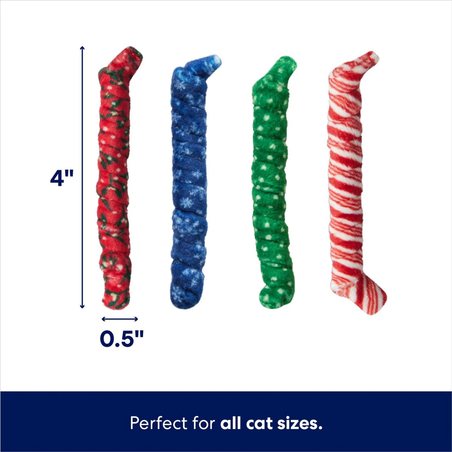 Frisco Holiday Festive Swatting Spirals Cat Toy 2 Frisco Holiday Festive Swatting Spirals Cat Toy - Image 2