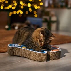 Frisco Holiday Penguin Interactive Maze & Scratch Cardboard Cat Toy With Catnip -Frisco Shop 739766 PT4. AC SS1800 V1695046873