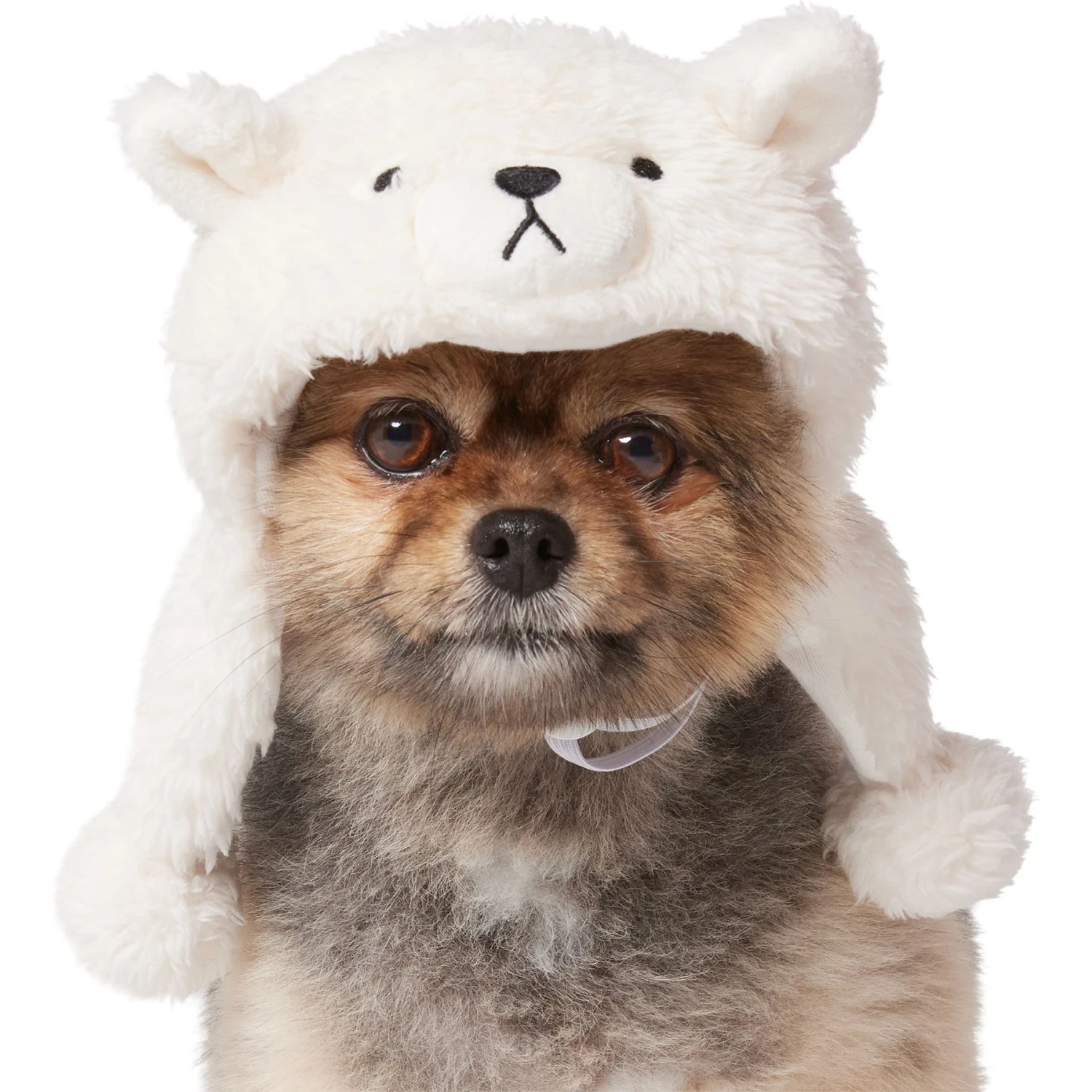 Frisco Plush Polar Bear Dog & Cat Hat 3 Frisco Plush Polar Bear Dog & Cat Hat - Image 3