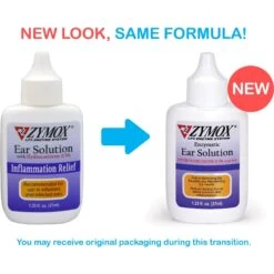 Zymox Ear Infection Solution With .5% Hydrocortisone For Dogs & Cats, 1.25-oz Bottle & Frisco Ear Wipes For Dogs, 100 Count -Frisco Shop 808334 PT4. AC SS1800 V1679065304
