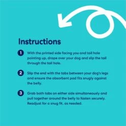 Frisco Washable Female Dog Diaper -Frisco Shop 862830 PT4. AC SS1800 V1698950164