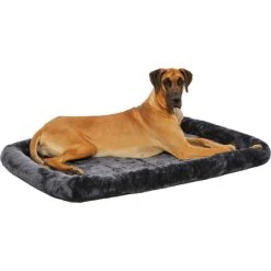 Frisco Heavy Duty Single Door Wire Dog Crate & MidWest Quiet Time Fleece Dog Crate Mat -Frisco Shop 933510 PT6. AC SS1800 V1692305508