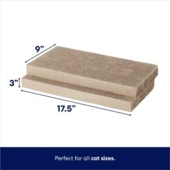 Frisco Double-Wide Cat Scratcher Toy Refill With Catnip, 2 Count & Frisco Double-Wide Cat Scratcher Toy With Catnip -Frisco Shop 933566 PT2. AC SS1800 V1692303731