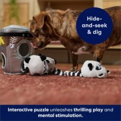 Frisco Trash Can & Raccoons Hide & Seek Puzzle Plush Squeaky Dog Toy & ZippyPaws Burrow Squeaky Hide & Seek Plush Dog Toy, Hedgehog Den -Frisco Shop 947446 PT4. AC SS1800 V1693601987