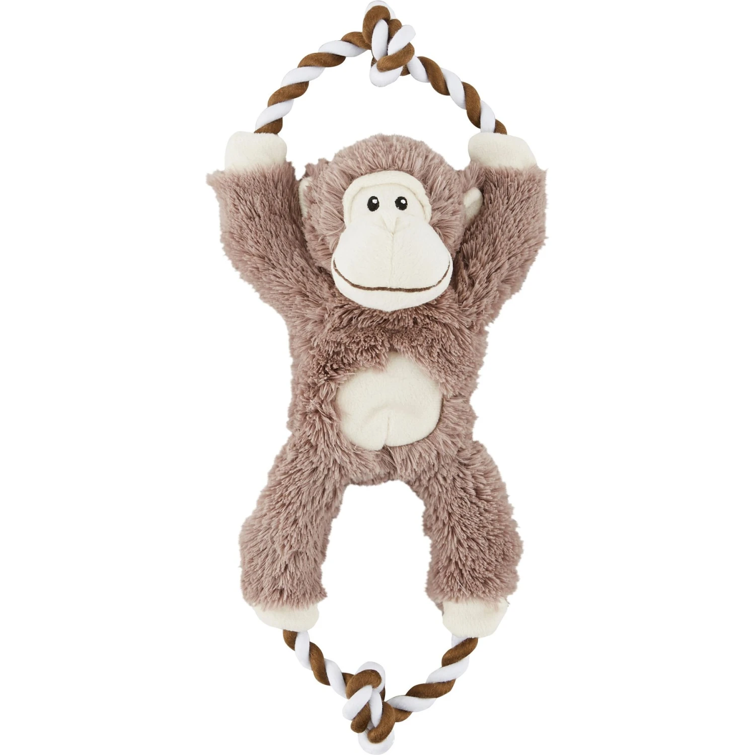 Frisco Monkey Plush With Rope Squeaky Dog Toy & Frisco Cow Plush With Inside Rope Squeaky Dog Toy 2 Frisco Monkey Plush With Rope Squeaky Dog Toy & Frisco Cow Plush With Inside Rope Squeaky Dog Toy - Image 2