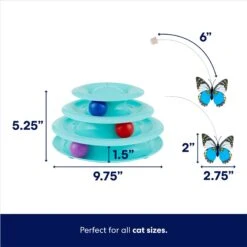 Frisco Butterfly Cat Tracks Cat Toy & Frisco Bee & Leaf Cat Tracks Cat Toy With Catnip -Frisco Shop 971574 PT2. AC SS1800 V1696339107