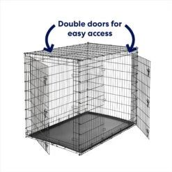Frisco XX-Large Heavy Duty Double Door Wire Dog Crate, 54 Inch -Frisco Shop 97489 PT3. AC SS1800 V1667228484