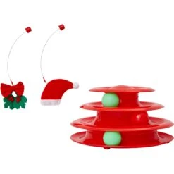 Frisco Holiday Santa Hat & Mistletoe Cat Tracks Cat Toy & Frisco Holiday Gingerbread Interactive Cat Scratcher Cat Toy With Catnip -Frisco Shop 986246 PT3. AC SS1800 V1698258344