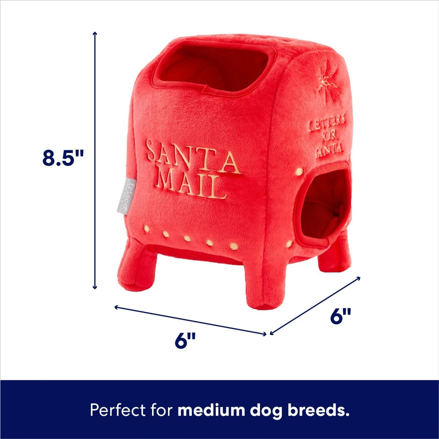 Frisco Holiday House Hide & Seek Puzzle Plush Squeaky Dog Toy & Frisco Holiday North Pole Mailbox Hide & Seek Puzzle Plush Squeaky Dog Toy 5 Frisco Holiday House Hide & Seek Puzzle Plush Squeaky Dog Toy & Frisco Holiday North Pole Mailbox Hide & Seek Puzzle Plush Squeaky Dog Toy - Image 5